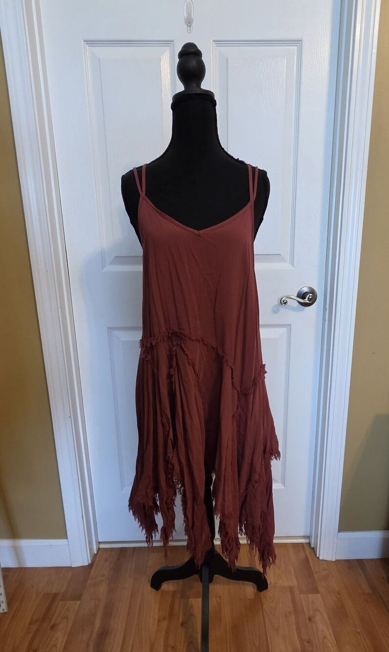 Free People Intimately Spaghetti Strap Long Tunic Top Women's Size XS